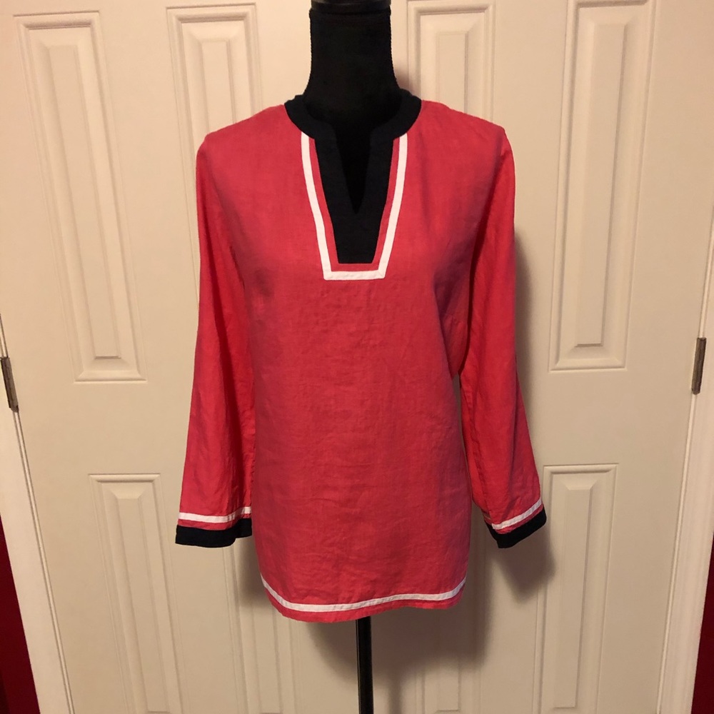 Talbots linen tunic